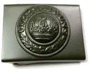 WWI GERMAN PRUSSIAN EM NCO M1915 COMBAT FIELD BELT BUCKLE