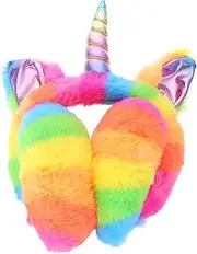[WATIIFUFU] 1pc Unicorn Earmuffs Warm Winter Ear Cover Winter Ear Muff Portable Ear Protector Ear Warmer Ear Cover for Winter Plush Ear Cover Plush Ear Protector Comfortable Ear Cover