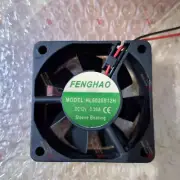 1 PCS FENGHAO Fan HL6025S12H DC12V 0.20A 6025 6cm 2 wire cooling fan