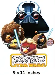 Angry Birds Star Wars Logo Wall Decal Vinyl Sticker Peel and Stick Art Decor