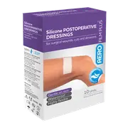 AEROFILM PLUS Sensitive Silicone Postoperative Dressing 9 x 15cm Box/10