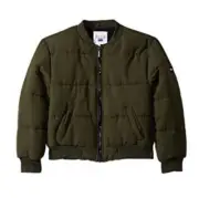 NWT COTTON ON Boy's Free Hybrid Bomber Jacket Army Green Size 16