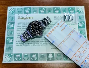 （特殊面/原廠保單/RSC發票！）ROLEX 勞力士 Submariner 5513 pre Comex 古董錶