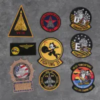 在飛比找露天拍賣優惠-【星月】NAVY VF-31雄貓人中隊F-14雄貓套章徽章3