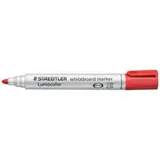 Staedtler Lumocolor Whiteboard Marker Bullet Red