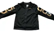 Adidas Jacket Girls Youth Size 14 Large NWT Black Full Zip Track Jacket
