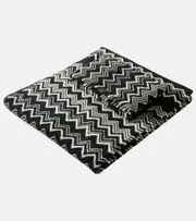 [Missoni] Missoni Keith hand towel and bath towel set One Size black