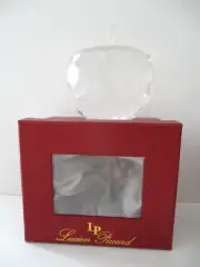 Lucien Piccard Crystal Apple Paperweight New