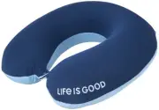 High Density Memory Foam Travel Neck Pillow - Soft U-Shaped Compact Neck Supp...