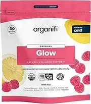Organifi: Glow - Organic Collagen Supplement Powder - 30 Servings- USDA Certified Organic & Vegan - Superior Hydration, Build Collagen, Achieve Radiant Skin - Potent Superfood Blend - Immunity Support