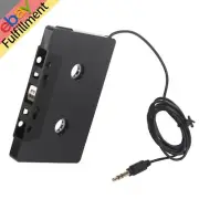 3.5mm Car AUX Audio Cassette Type Adapter For CD Player Phone to Car