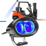 LED Forklift Safety Light 20W Blue | 12V–80V Warehouse Safe Warning Light