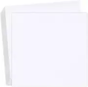 60 Sheets White Cardstock, 12 X 12 Inches White Craft Paper Bulk 180 Gsm Lightwe