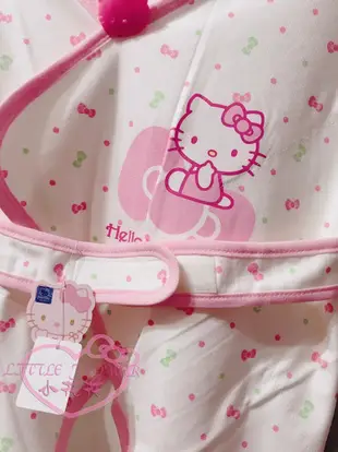 ♥小花花日本精品♥ Hello Kitty凱蒂貓白色滿版小凸點點印花包巾 100%純棉 寶寶嬰兒必需品55020602