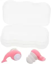 POPETPOP Silicone Noise-isolating Gaming Earbuds Comfortable Sleep Swim Ear Plugs Reusable Waterproof for Dormitory Travel