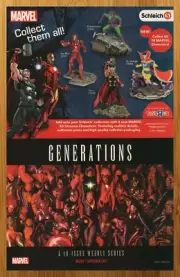 2017 Marvel Comics Schleich Figures/Generations Print Ad/Poster Alex Ross Art