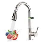 VFAUOSIT Kitchen Faucets, Kitchen Sink Faucet with Pull Down Sprayer Brushed Nic
