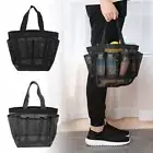 Mesh Shower Bag Caddy Bathroom Tote Toiletry Bath Organizer W/ 8 Pocket Portable