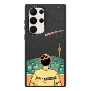 Galaxy S23 Ultra Impact Case Shooting Star for Him by Grim B