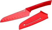 Scanpan 51559300 Santoku Knife, 14 cm Size, Red
