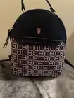 Tommy Hillfiger beautiful red, white, and blue back pack bag with TH logo