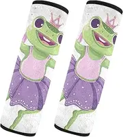 GAIREG Cartoon Frog Happy Carseat Strap Covers Seatbelt Shoulder Pad