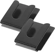 SECFOU 2pcs Car Microphone Holders Durable Mic Hooks Easy Install Mic Mount Clips for Recording Accessories Sturdy Design for Vehicle Use Practical and Portable
