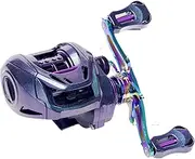 Saltwater Baitcaster Reels - Saltwater Baitcaster Fishing Reels | 7.6:1 Gear Ratio Baitcasting Reel, Bait Caster Fish Reel Fishing Supplies, Freshwater & Saltwater Use
