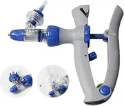 YaSao 5ml Cattle Syringe Gun Adjustable and Continuous Syringe Injection Animal Injector for Poultry Livestock Pig Goat