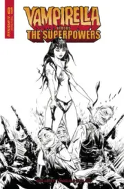 Vampirella vs. The Superpowers #1 Cover X 1:7 Foc Jae Lee Line Variant