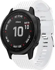 Fit for Garmin Fenix 6S Pro Watch Bands, Fenix 6S Sapphire Quick Fit 20 Watch Band Silicone Replacement Straps Accessory Band Wristbands Fit for Garmin Fenix 5S Plus for Women Men