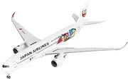 Pre-Built Model Aircraft 16CM 1/400 Scale Alloy Replica Airplane for Japan Airlines A350-900 JA08XJ Highly Detailed Finished Aircraft Model Miniature Airplane Model