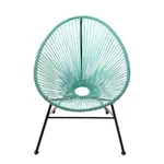特力屋 亞爾編織蛋型椅-綠