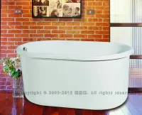 在飛比找Yahoo!奇摩拍賣優惠-《振勝網》衛浴 壓克力浴缸 泡澡浴缸 獨立浴缸 90cm&1