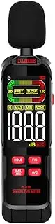Household Noise Decibel Tester Professional 30-130dB Digital Noise Meter Handheld Fully Functional Digital Sound Level Meter Backlit Display with Analogue Bar Mum Mum Display Data Multicolor ZL82B