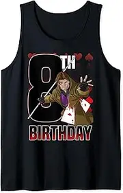 [Marvel] X-Men Gambit Card 8th Birthday Tank Top