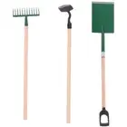 Wooden Handle Spade Rake Miniature Garden Ornaments Micro Landscape Ornaments