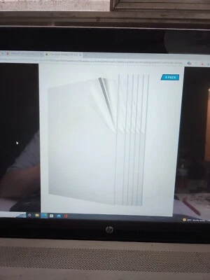 CLEAR ACRYLIC PLEXIGLASS 3/16" x 24" x 24" PLASTIC SHEET - PACK OF 6 PIECES