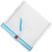 xinyee 2-in-1 Desktop Paper Cutter Foldable Craft Paper Trimmer 12.2 Inch Cutting Length with Straight Edge Cutter Fold Line Function Scale Design Office Home Stationery for Paper Laminated Photos