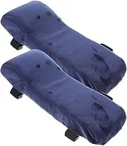 UTHCLO 2Pcs Replaceable Armrest Covers Memory Armrest Pads for Office Chairs Non Slip Cushion for Desk Arm Rests Comfortable Arm Rest Pads for Elbow Relief