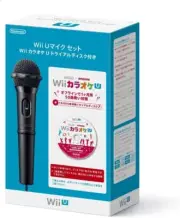 Nintendo Wii U Microphone set with Karaoke U trial disc WUP-R-WAHJ Black New