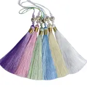 Macaron colors Fringe Daisy Tassel Hanging DIY Craft Bookmark Sewing Trim T13