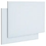2 Pack Engineering Graph Paper Pads, 11x17 Quadrille Grid Paper for Drafting,...