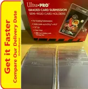 Ultra PRO Graded Submission Semi-Rigid Card Sleeves 10 Sleeves Clear Card Saver