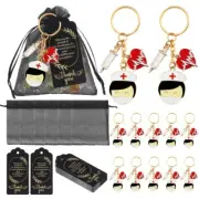 Nurse Gift Set with Keychains Tassels Organza Bags and Pendants Nurse Keychain