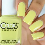 Color Club All Inclusive Pastel Chartreuse Light Green Yellow Creme Nail Polish