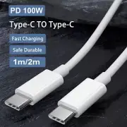 Type C to Type C Charger Cable 5A Fast Charging Lead Data Cord for Samsung Phone