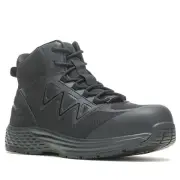 Bates E09103 Men's Rush Mid Work Composite Toe Slip Resistant Midnight Shoes