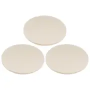 3pcs Wool Felt Polishing Pads 6 inch Buffing Wheel Polish Pad Flocking Back