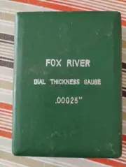 Fox River Dial Thickness Gauge And Cen-tech Caliper